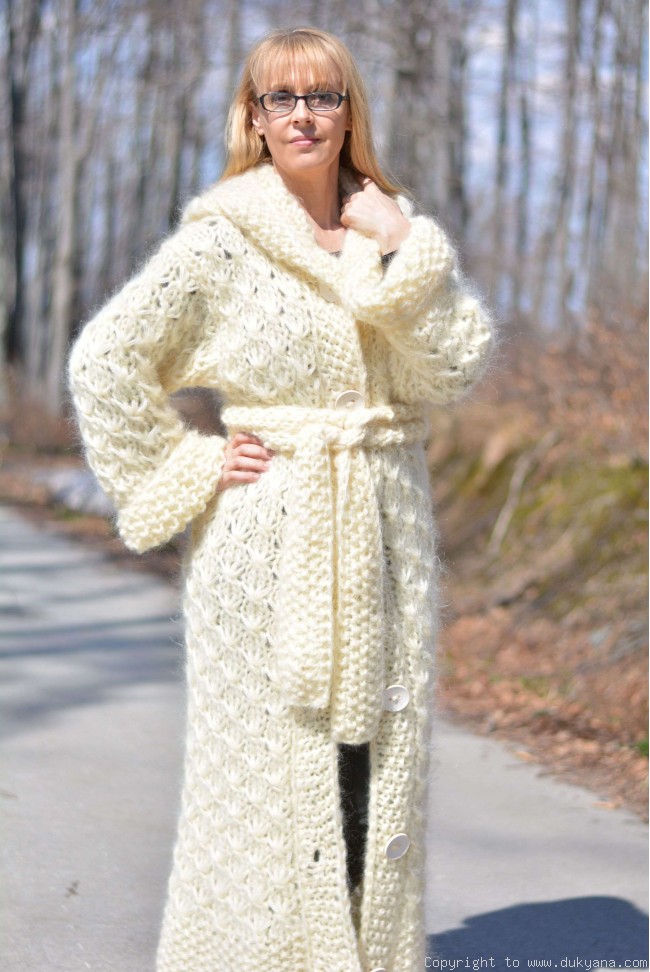 Hurit Mohair Round Knit Cardigan main image 1